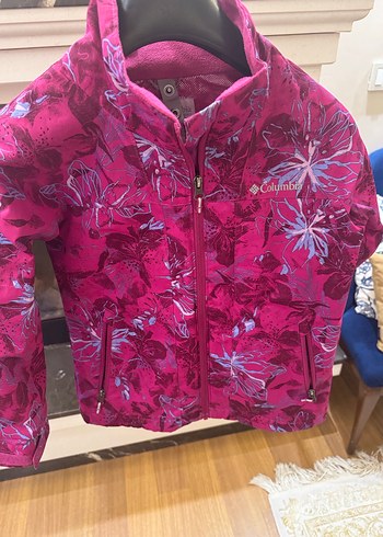 Pembe Baskılı Uzun Kollu kız çocuk mont - Görsel 11