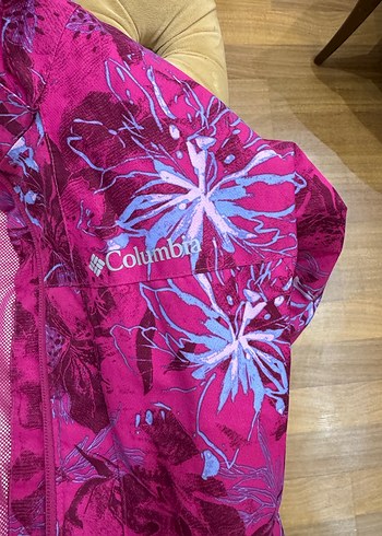 Pembe Baskılı Uzun Kollu kız çocuk mont - Görsel 4