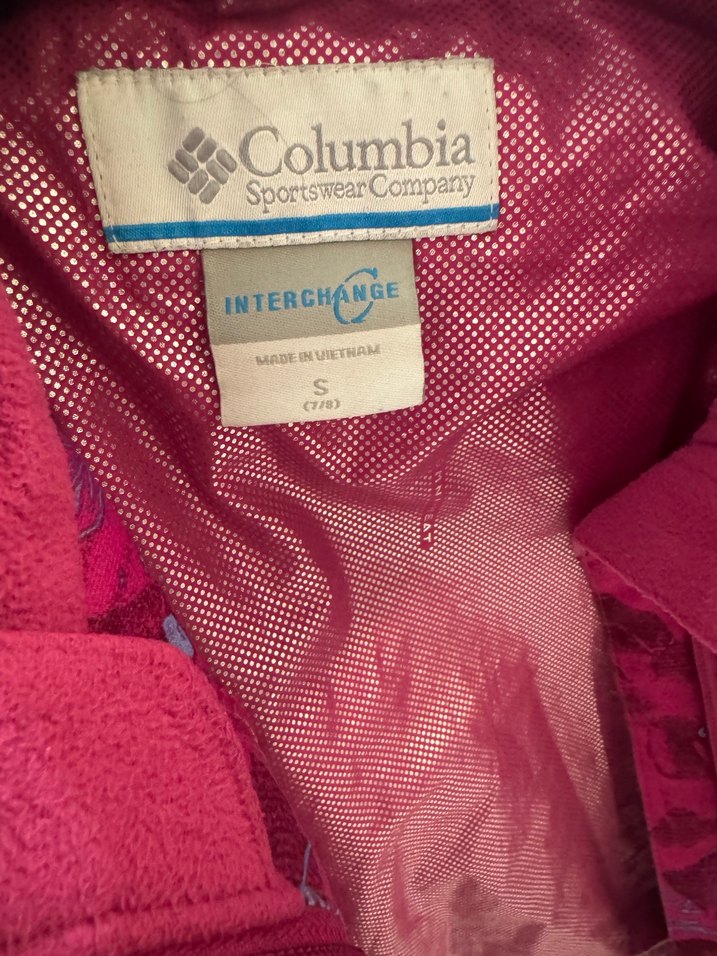 Pembe Baskılı Uzun Kollu kız çocuk mont - Görsel 3