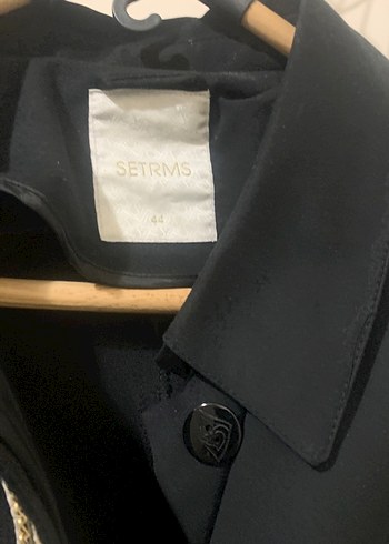 Siyah trençkont - Görsel 2