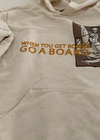 Kapüşonlu Fermuarlı Baskılı Erkek Çocuk Sweatshirt - Görsel 2