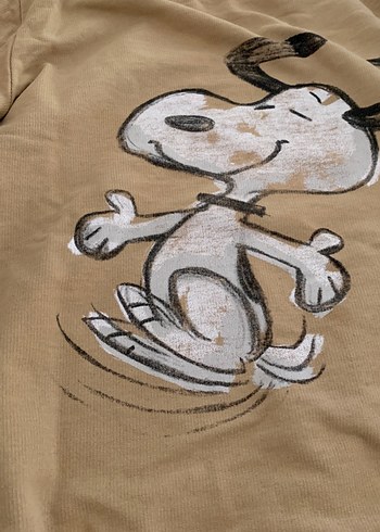 Bej Baskılı Çocuk Atlet 8-9 Yaş - Görsel 2