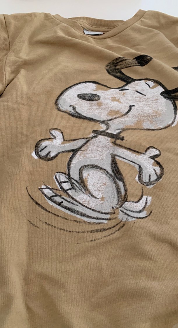 Bej Baskılı Çocuk Atlet 8-9 Yaş - Görsel 2