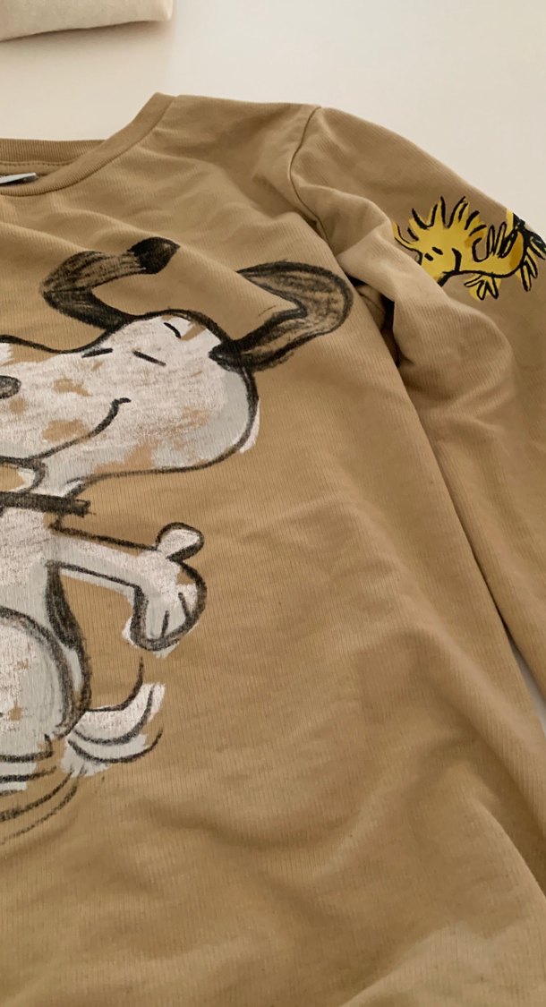 Bej Baskılı Çocuk Atlet 8-9 Yaş - Görsel 3