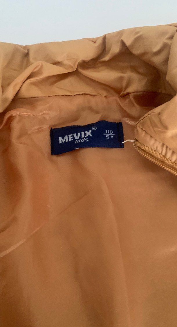 Erkek Çocuk Parlak Kahverengi Fermuarlı Yelek - Görsel 2