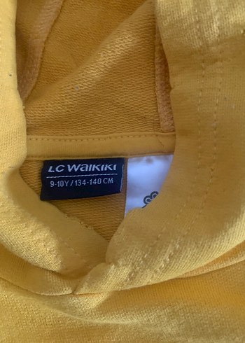 Erkek Çocuk Sarı Kapüşonlu Baskılı Sweatshirt - Görsel 4