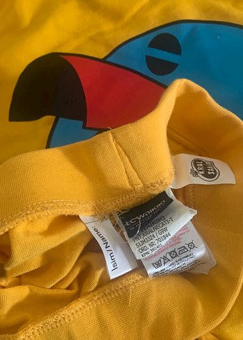 Erkek Çocuk Sarı Kapüşonlu Baskılı Sweatshirt - Görsel 5