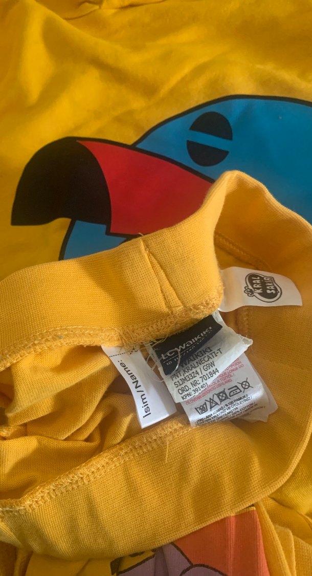 Erkek Çocuk Sarı Kapüşonlu Baskılı Sweatshirt - Görsel 5