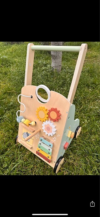 İlk Adım Arabası Ahşap-Tooky Toy