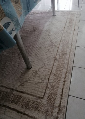 Krem ve kahve Modern Klasik Halı