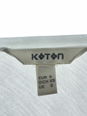 s Beden beyaz Renk Koton Bluz %70 İndirimli.