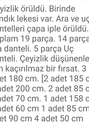 Çeyizlik Ara ve Uç Danteli - Görsel 4