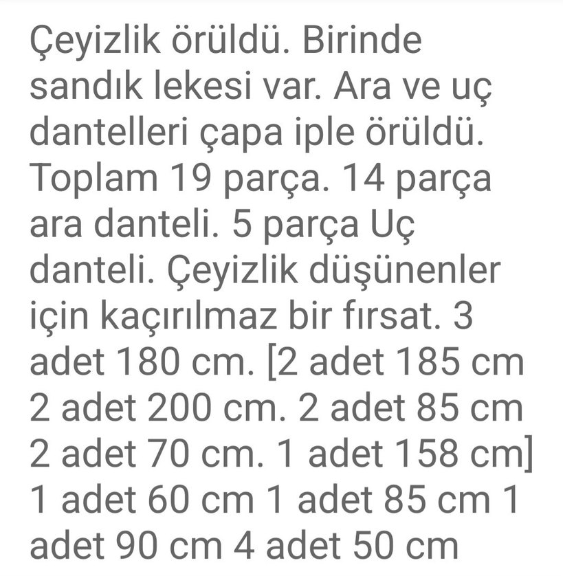 Çeyizlik Ara ve Uç Danteli - Görsel 4