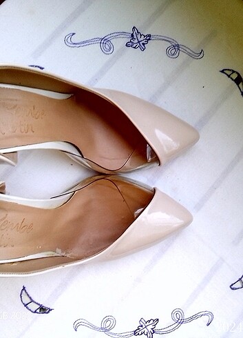38 Beden ten rengi Renk Stiletto Pembe Potin