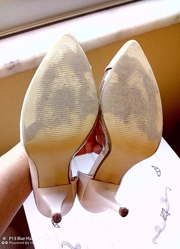 Stiletto Pembe Potin - Görsel 5