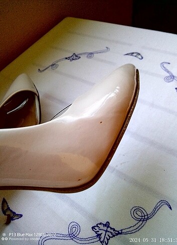 Stiletto Pembe Potin - Görsel 7