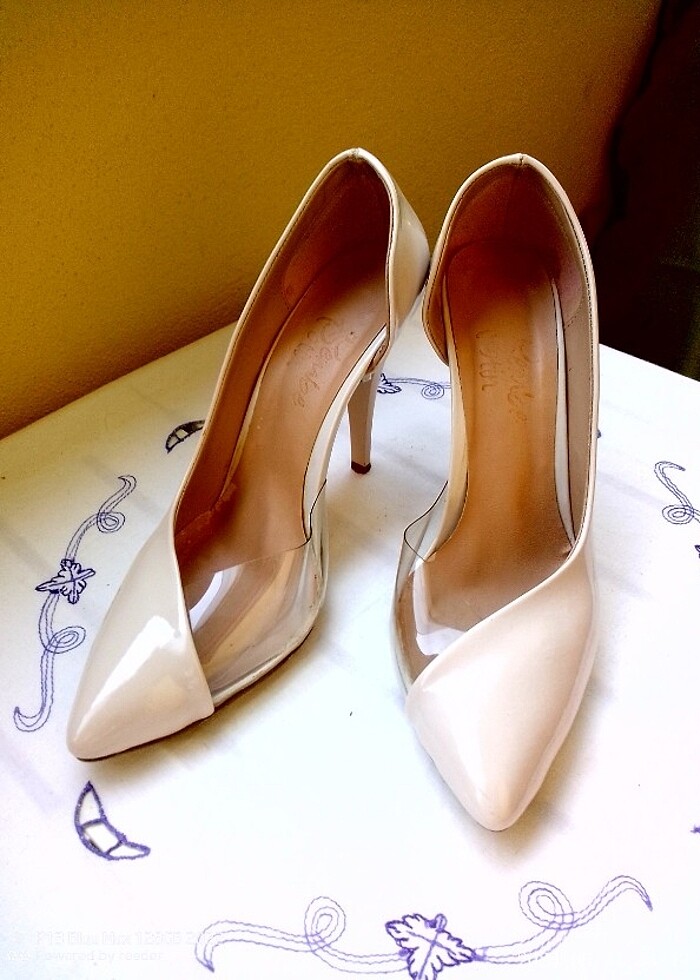 Stiletto Pembe Potin - Görsel 2