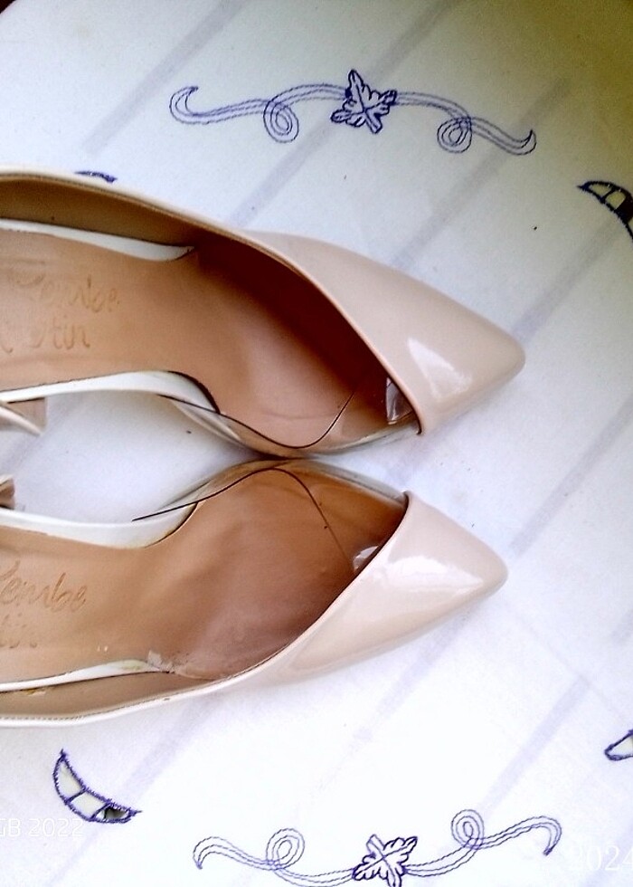 Stiletto Pembe Potin - Görsel 4