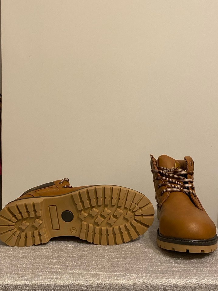 Kahverengi Deri Kadın Botları - Görsel 4