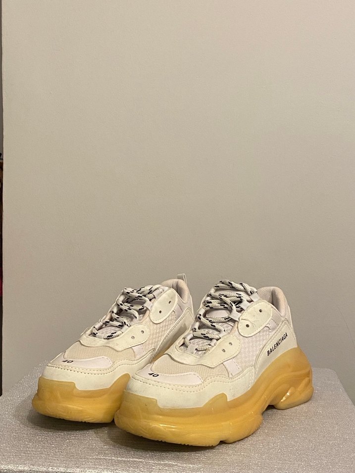 Balenciaga Dolgu Topuklu Kadın Spor Ayakkabı - Görsel 3