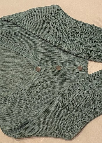 Bohem Kesim Crop Kadın Hırka - Görsel 2