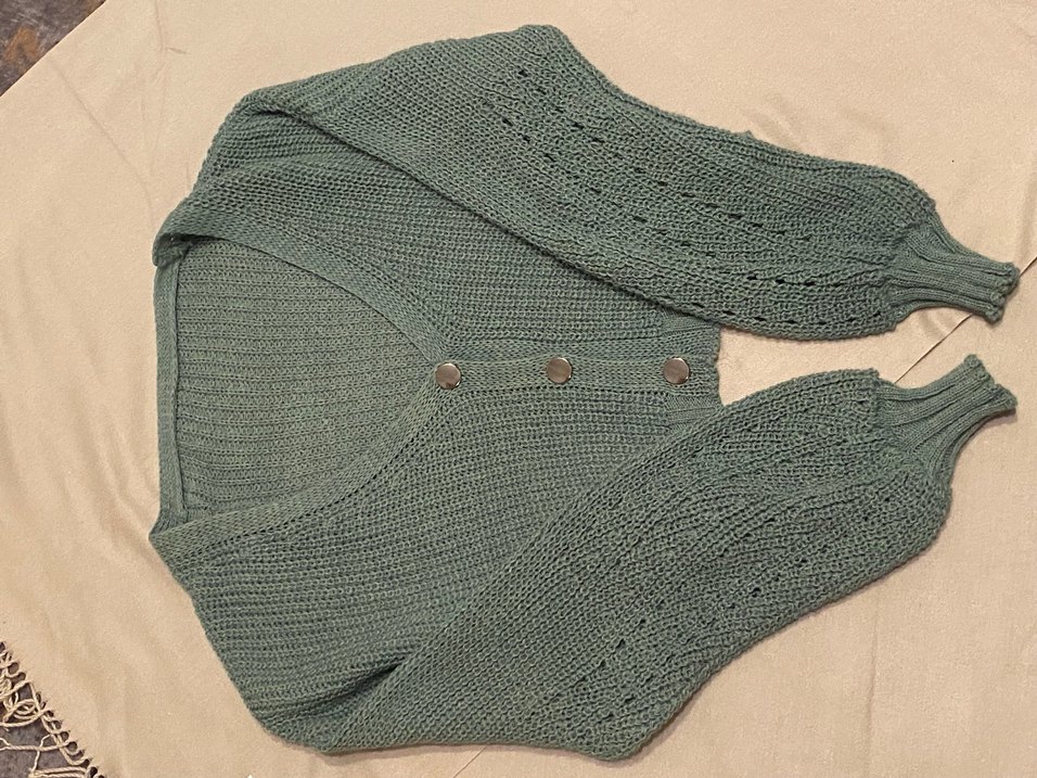 Bohem Kesim Crop Kadın Hırka - Görsel 2