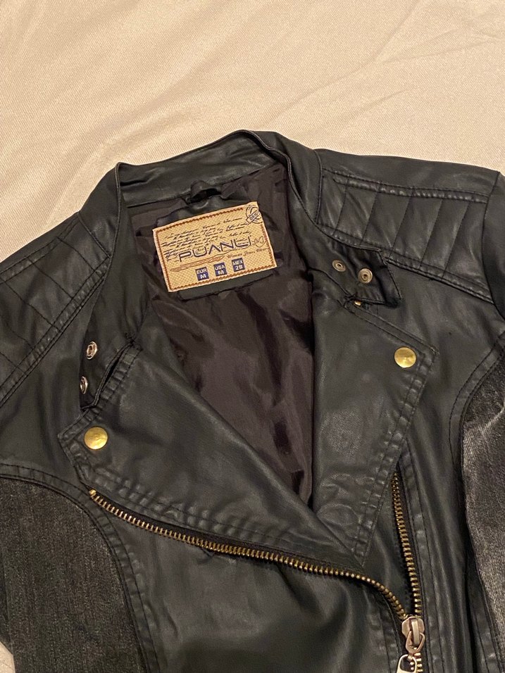 Vintage Deri Ceket - Görsel 3