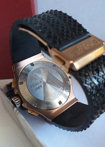  Beden hublot Kahverengi Erkek Kol Saati A+ kalite