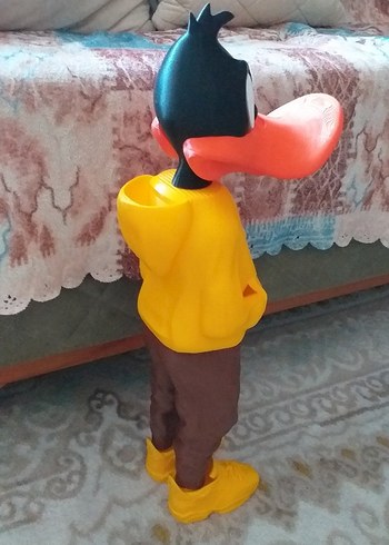 Beden Sarı Montlu Renkli Ördek Aksiyon Figürü büyük 51 cm