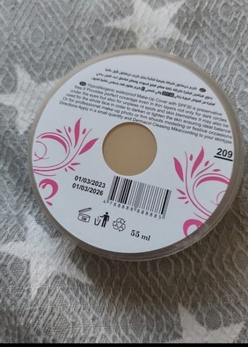  Beden Dermacol Dayanıklı kapatıcı Fondöten SPF30