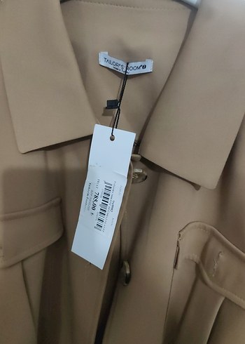 Tom Taılor Bej Midi Kuşaklı Kadın Trençkot,kaban