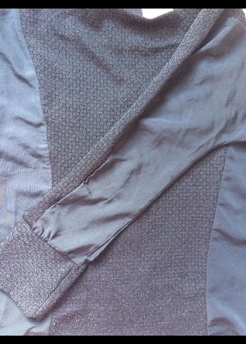 Siyah Kadın Uzun Kollu bluz - Görsel 2