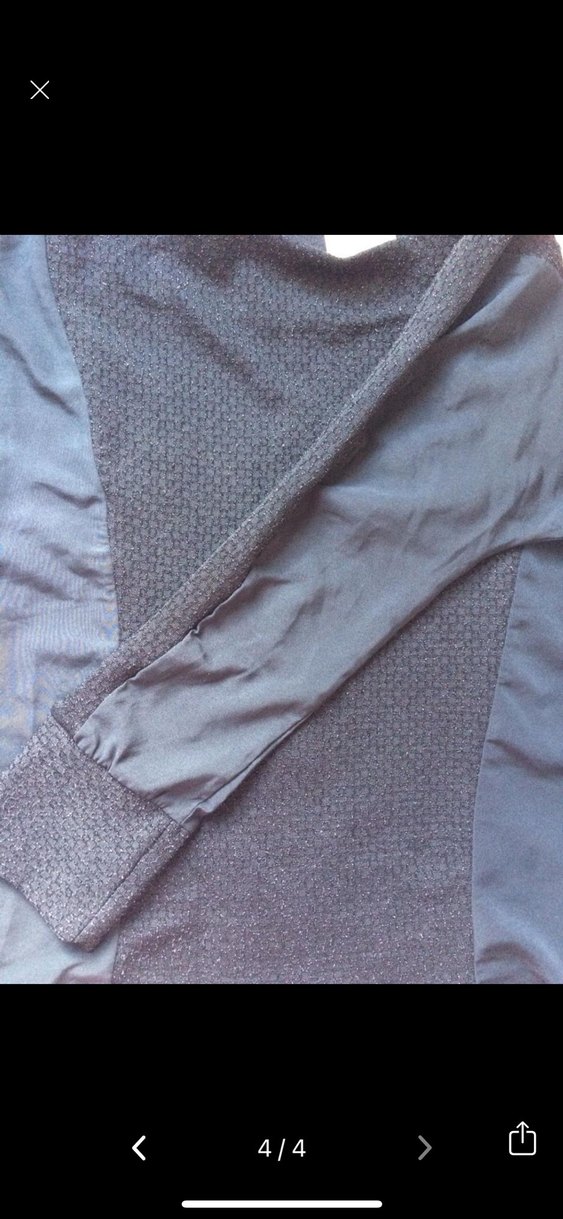 Siyah Kadın Uzun Kollu bluz - Görsel 2