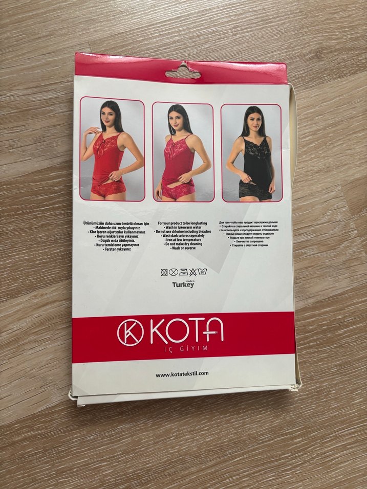 Pembe Mini Dantelli Kadın Takımı - Görsel 2