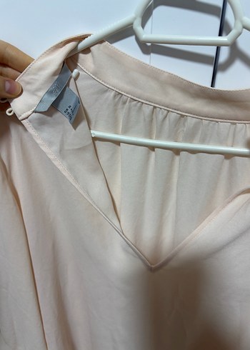 Bej Kadın Uzun Kollu Fırfırlı Bluz - Görsel 3