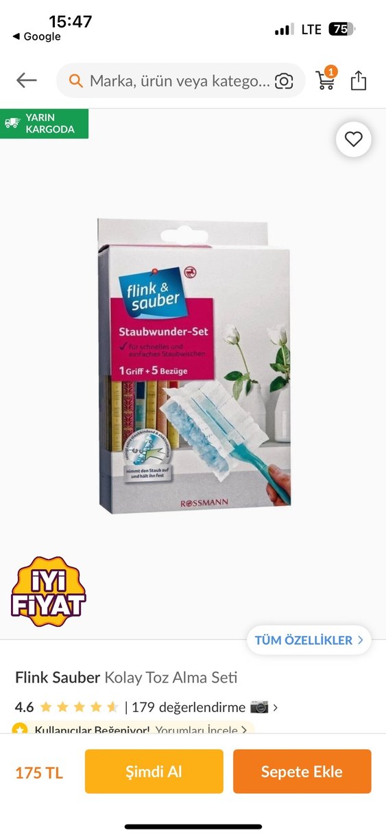 Flink & Sauber Toz Alma Seti - Görsel 3