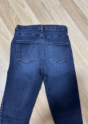 Kadın Lacivert Denim Skinny Jean - Görsel 3