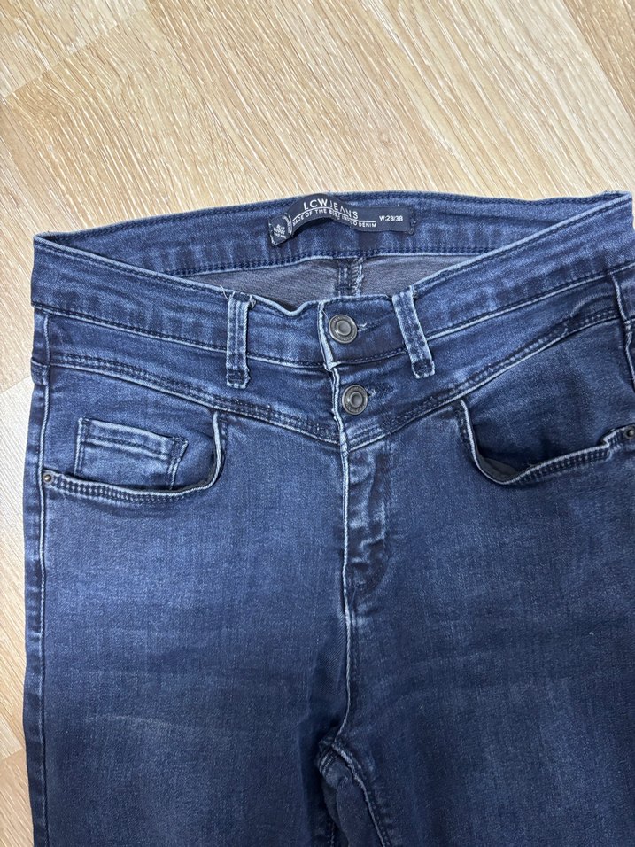Kadın Lacivert Denim Skinny Jean - Görsel 2