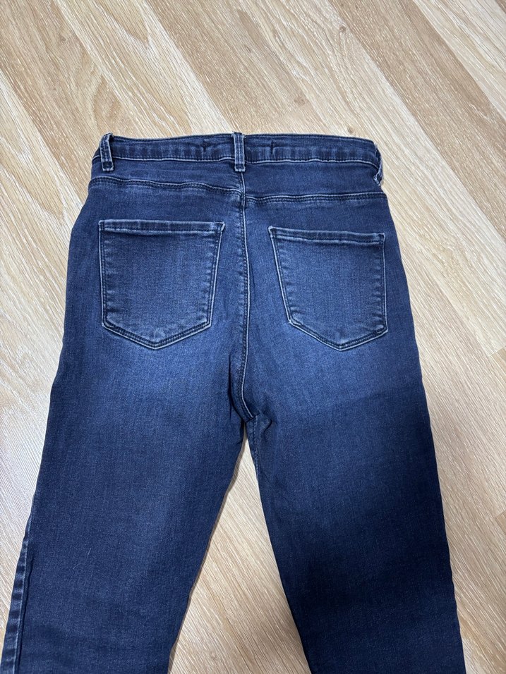 Kadın Lacivert Denim Skinny Jean - Görsel 3