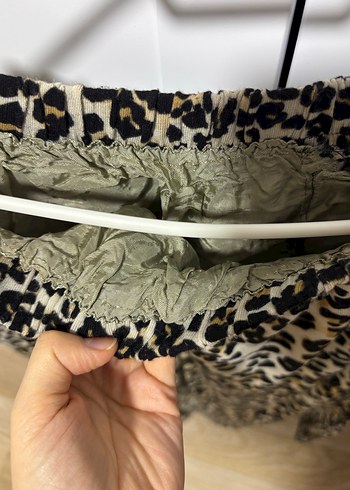 Kahverengi Leopar Desenli Midi Etek - Görsel 2