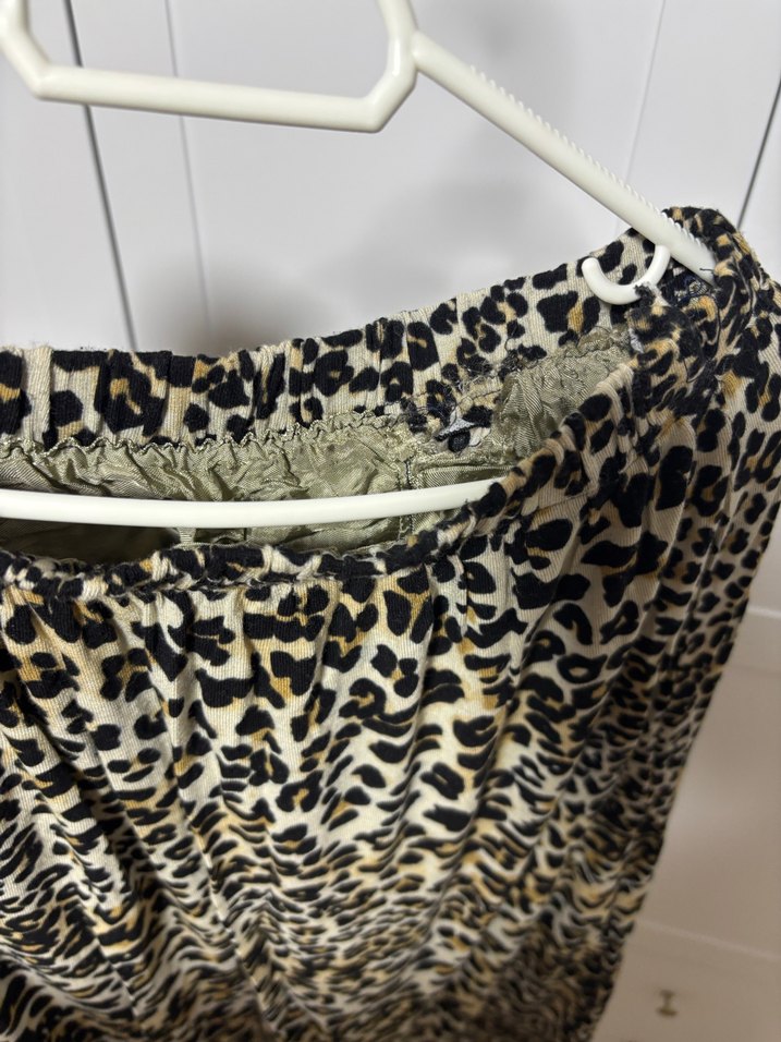 Kahverengi Leopar Desenli Midi Etek - Görsel 3