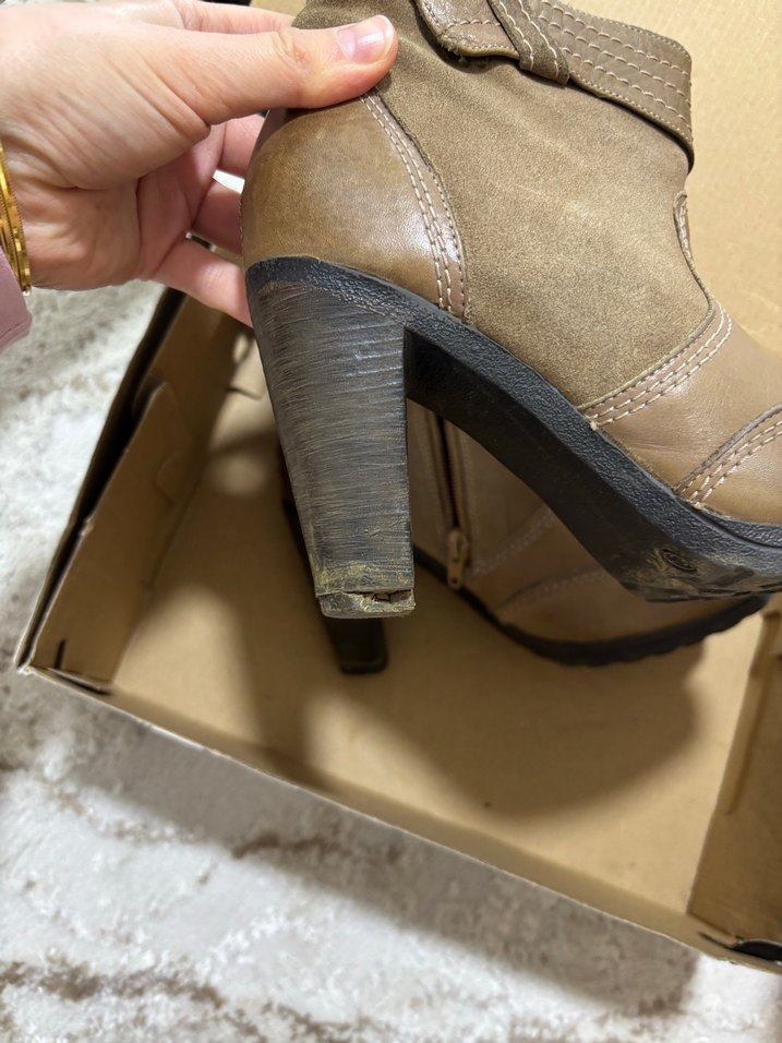 Kahverengi Süet  Kadın Bot - Görsel 2