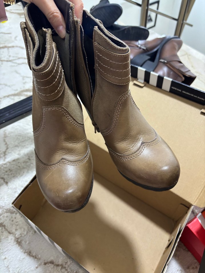 Kahverengi Süet  Kadın Bot - Görsel 4