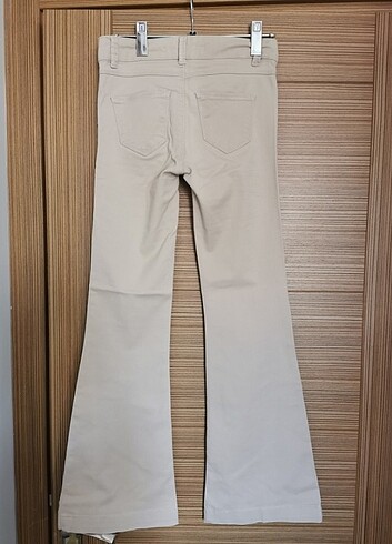 LC Waikiki Krem İspanyol Paça Pantolon 