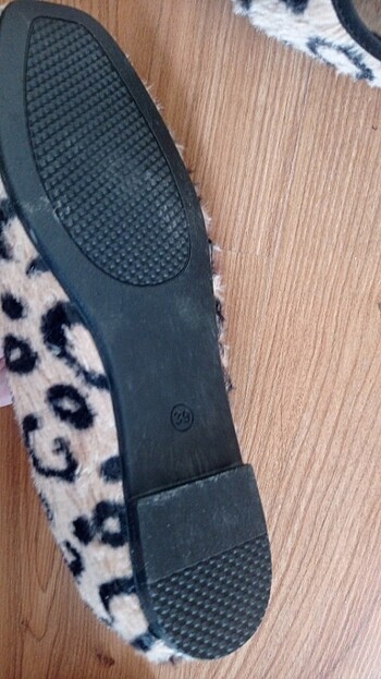 Zara leopar desenli şık babet