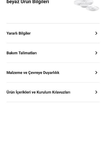 Beden Ikea Beyaz Yemek Takımı Seti,24 adet