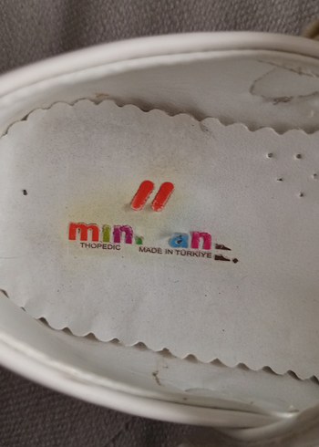 Kız Çocuk Beyaz Fiyonklu Babet Ayakkabı,31 numarası - Görsel 5