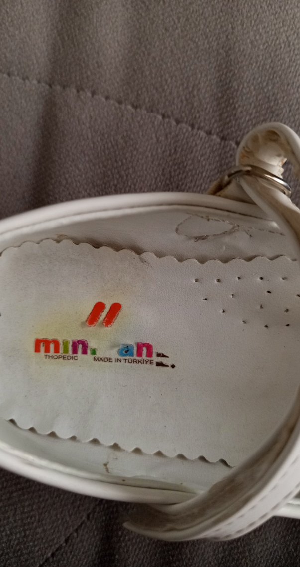 Kız Çocuk Beyaz Fiyonklu Babet Ayakkabı,31 numarası - Görsel 4