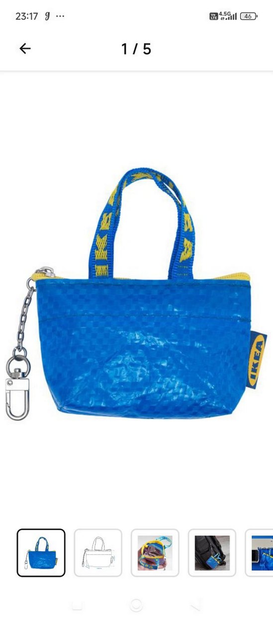 Mavi Fermuarlı anahtarlık  - Görsel 4