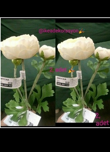 IKEA, düğün çiçeği,52 cm,2 adet ????